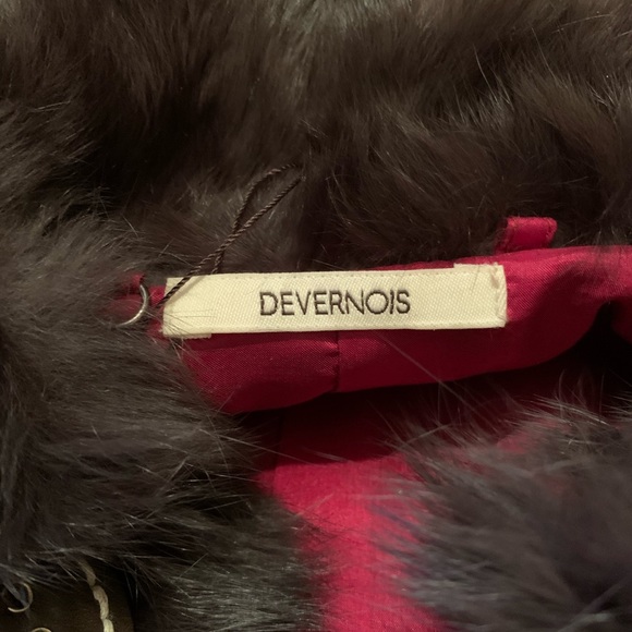 Rabbit fur jacket. Bell sleeves. Size 6. - Picture 3 of 3